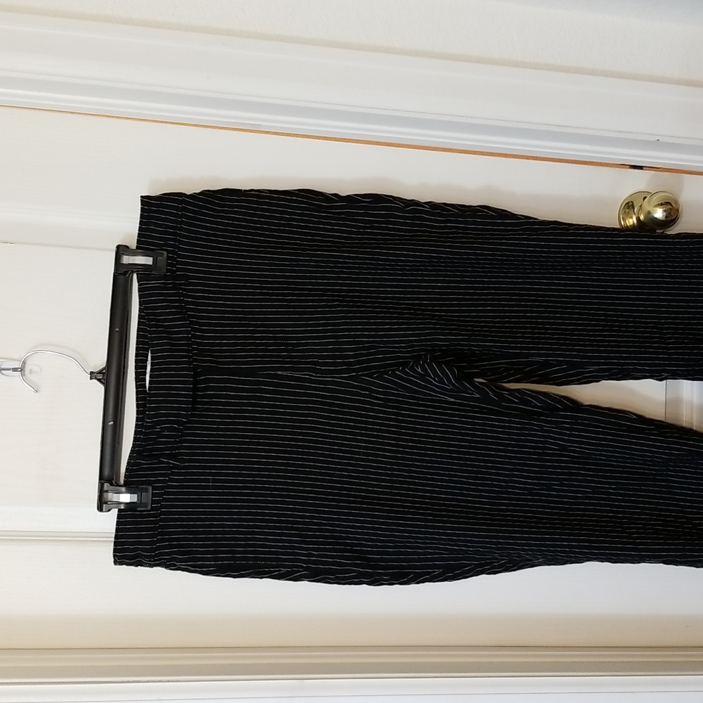Black stripped pants